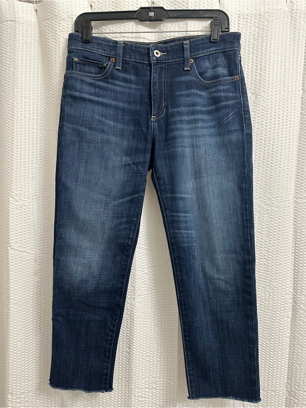 Lucky Brand Sienna Slim Boyfriend Dark Indigo Distressed Jeans